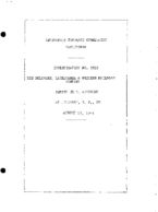 Interstate Commerce Commision Report of the Accident  Investigation Occuring on the DELAWARE LACKAWANNA AND WESTERN RAILROAD MILLBURN NJ