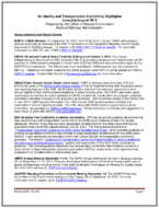 Air Quality and Transportation Conformity Highlights JuneJulyAugust 2012