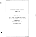 Interstate Commerce Commision Report of the Accident  Investigation Occuring on the GRAND TRUNK WESTERN RAILROAD JACKSON MICH