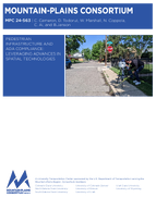 Pedestrian Infrastructure and ADA Compliance Leveraging Advances in Spatial Technologies