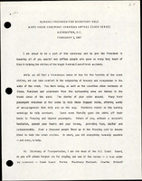 Remarks Prepared for Secretary Dole White House Ceremony Honoring Amtrak Crash Heroes