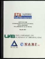 Center for Composites Manufacturing Final Report March 2007