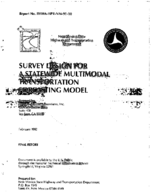 Survey Design for a Statewide Multimodal Transportation Forecasting Model