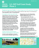 US DOT Gulf Coast Study Phase 2 Engineering Case Study 1 Culvert Exposure to Precipitation Changes