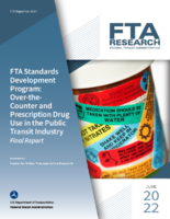FTA Standards Development Program OvertheCounter and Prescription Drug Use in the Public Transit Industry Final Report