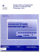 Design Data on Suspension Systems of Selected Rail Passenger Cars