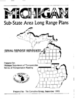 Michigan substate area long range plans  final summary report