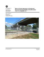 Effect of Grade Separation on Pedestrian Railroad Trespass Activity at Shuttlesworth Drive in Collegeville AL