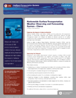 Nationwide Surface Transportation Weather Observing and Forecasting System  Clarus A Major ITS Initiative