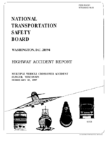 Highway Accident Report Multiple Vehicle Crossover Accident Slinger Wisconsin February 12 1997