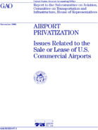 Airport Privatization Issues Related to the Sale or Lease of US Commercial Airports