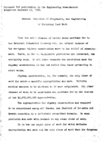 Federal Direction of Programming and Engineering of Emergency Road Work