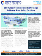 Structures of Stakeholder Relationships in Making Road Safety Decisions Research Brief