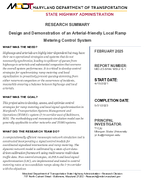 Design and Demonstration of an ArterialFriendly Local Ramp Metering Control System Research Summary