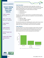 Project Summary Dynamic Flashing Yellow Arrow Phase Mode Selection