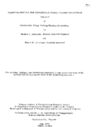 Planning criteria for express busfringe parking operations  volume I of express busfringe parking planning methodology