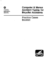 Computer  Manual Accident Typing for Bicyclist Accidents Practice Cases Booklet