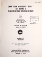 Light truck aggressivity study  Test report 3  Trucktocar right offset impact tests