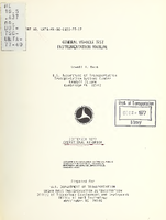General Vehicle Test Instrumentation Manual Operational Handbook