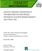 Acoustic Emission Monitoring of Prefabricated and Prestressed Reinforced Concrete Bridge Elements and Structures