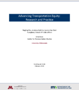 Advancing Transportation Equity Research and Practice