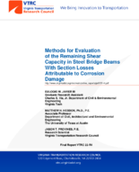 Methods for Evaluation of the Remaining Shear Capacity in Steel Bridge Beams With Section Losses Attributable to Corrosion Damage