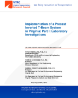 Implementation of a Precast Inverted TBeam System in Virginia Part I  Laboratory Investigations