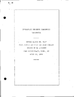 Interstate Commerce Commision Report of the Accident  Investigation Occuring on the GULF MOBILE AND OHIO RAILROAD COTTON PLANT MS
