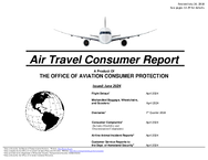 Air Travel Consumer Report June 2024