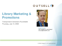 Library Marketing  Promotions