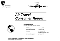 Air Travel Consumer Report March 1998