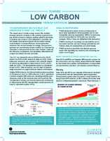 Toward Low Carbon Transportation