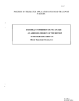 Progress In Telematics Applications For Road Transport In Europe