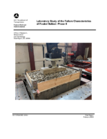 Laboratory Study of the Failure Characteristics of Fouled Ballast Phase II