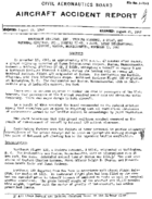 Investigation of Aircraft Accident NORTHEAST AIRLINES BOSTON MASSACHUSETTS 19611115