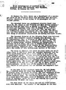 Interstate Commerce Commission Report of the Accident  Investigation Occurring on the ATLANTIC COAST LINE RAILROAD CALLAHAN FL