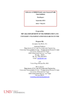 Calibration of CORSIM models under saturated traffic flow conditions