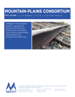 Intelligent Transportation Systems Approach to Railroad Infrastructure Performance Evaluation Track Surface Abnormality Identification with SmartphoneBased App