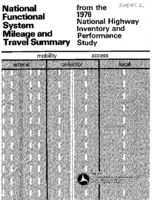 National Functional System Mileage and Travel Summary 1977