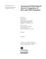 Assessment of HeadInjured Aircrew Comparison of FAA and USAF Procedures