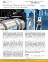 Fuel Cell System Development for Heavy Duty Vehicles Brief