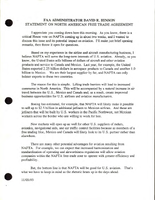 FAA Administrator David R Hinson Speeches November 1993