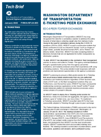 Washington Department of Transportation ETicketing Peer Exchange Tech Brief