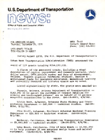 US Department of Transportation News Office of Public and Consumer Affairs UMTA 7863 UMTA Grants Totaled 356 Million in August