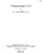 Minimization of reflection cracks  installation report 1973