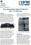FullScale Shell Impact Test of a DOT111 Tank Car Research Results