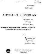AC 15053609 Planning and Design of Airport Terminal Facilities at Nonhub Locations