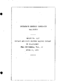 Interstate Commerce Commision Report of the Accident  Investigation Occuring on the CHICAGO AND NORTH WESTERN RAILWAY WITTENBERG WI