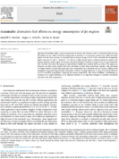 Sustainable Alternative Fuel Effects on Energy Consumption of Jet Engines