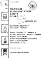 Interstate Commerce Commision Report of the Accident  Investigation Occuring on the FLORIDA EAST COAST RAILWAY COMPANY PORT ST LUCIE FL